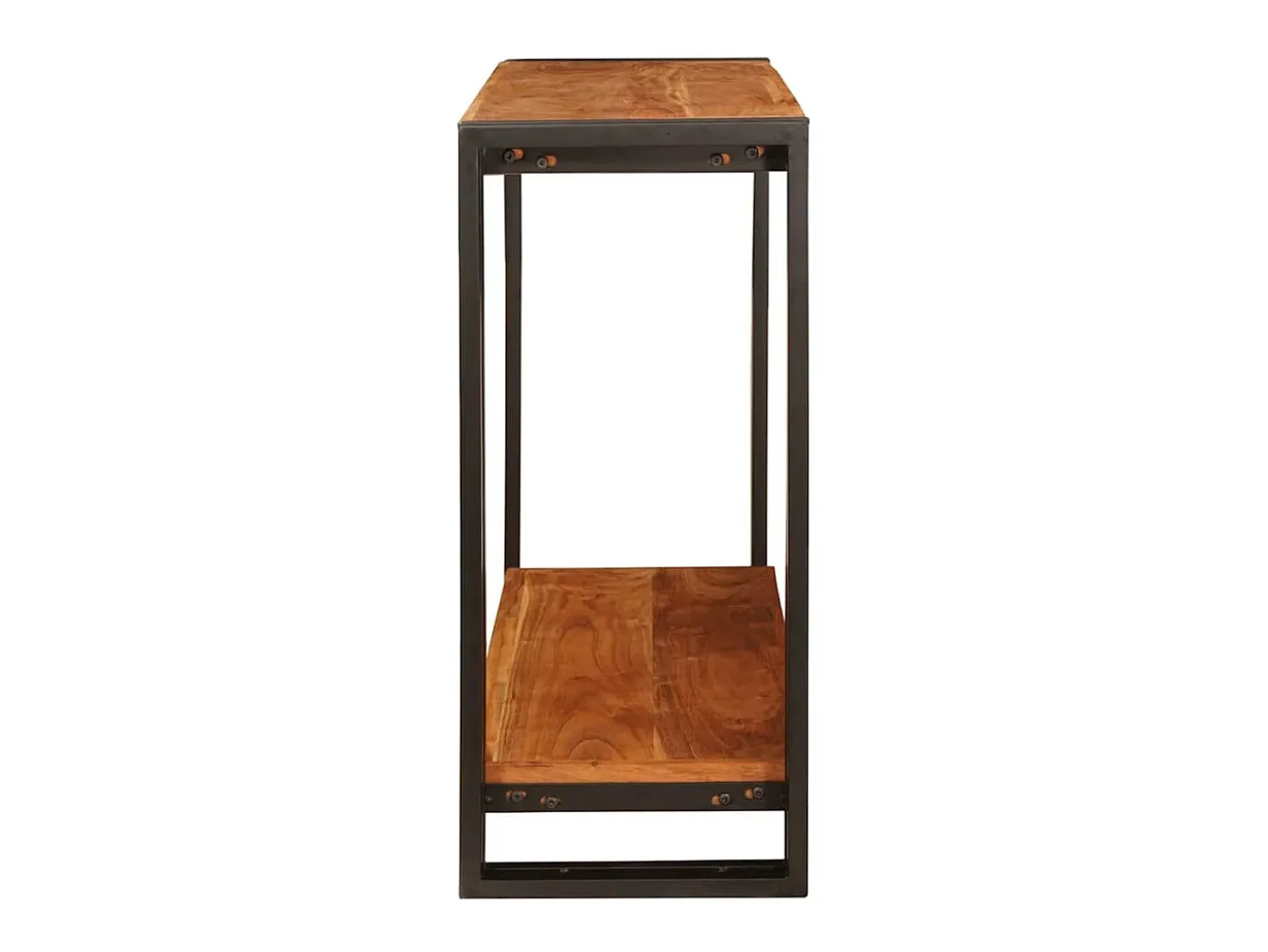 Mesa Consola Marrón 90 x 33 x 75 cm madera maciza de acacia