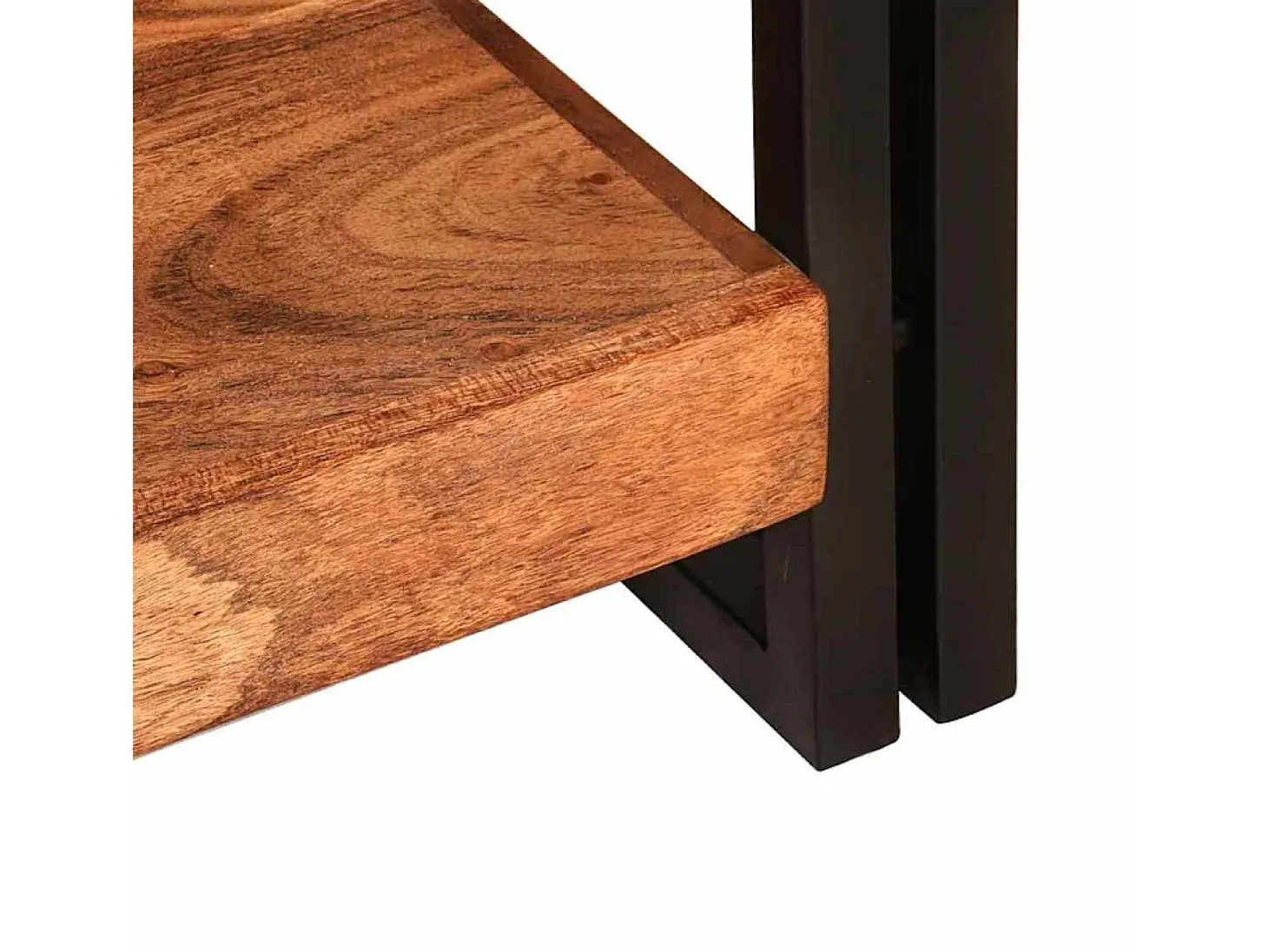 Mesa Consola Marrón 90 x 33 x 75 cm madera maciza de acacia
