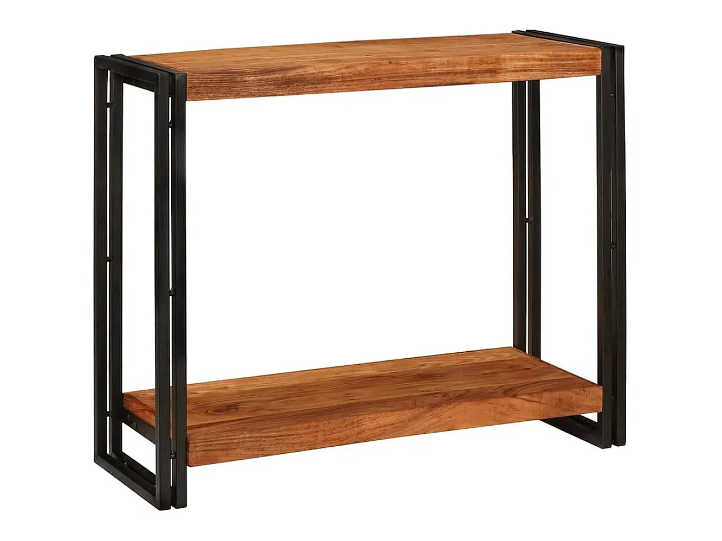 Mesa Consola Marrón 90 x 33 x 75 cm madera maciza de acacia