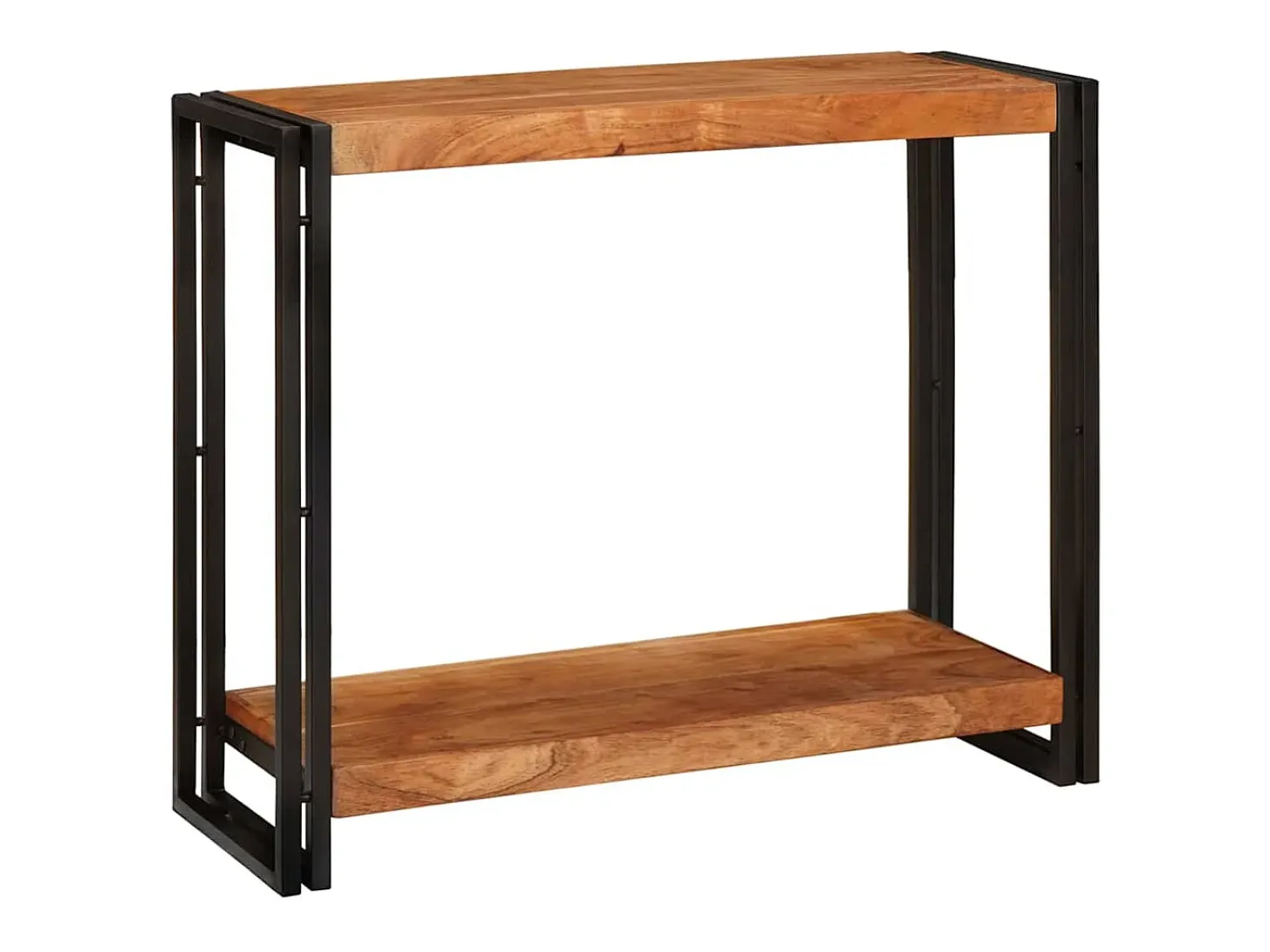 Mesa Consola Marrón 90 x 33 x 75 cm madera maciza de acacia