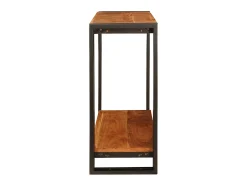 Mesa Consola Marrón 90 x 33 x 75 cm madera maciza de acacia