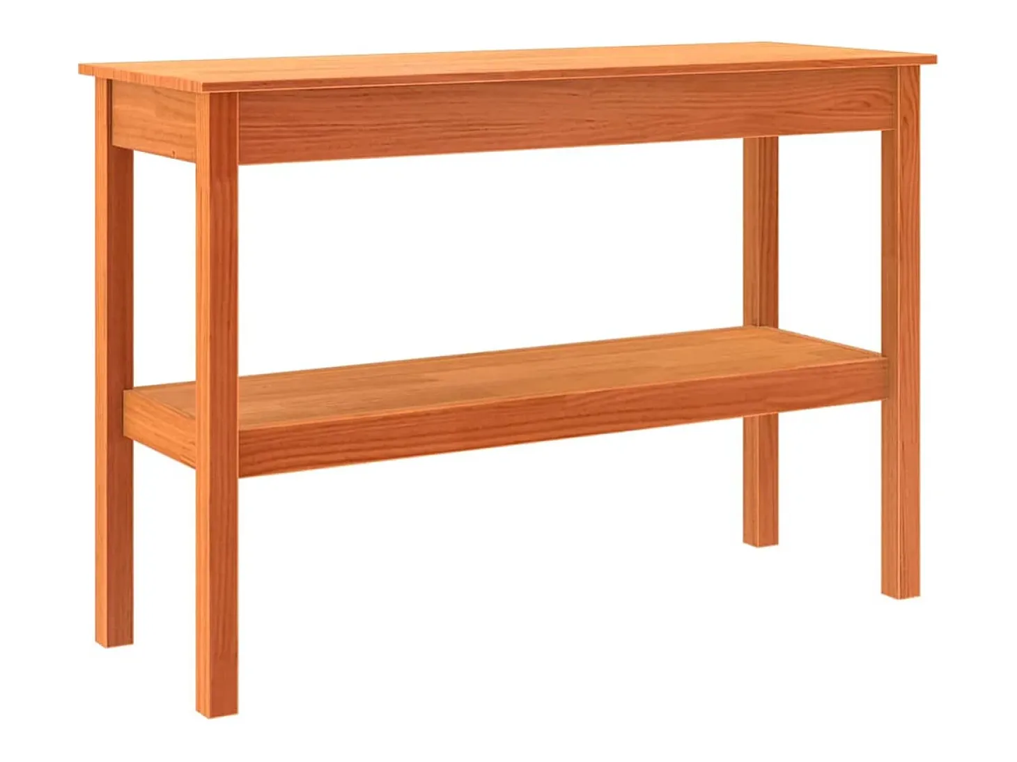Mesa Consola Marrón cera 110 x 40 x 75 cm Madera maciza de pino
