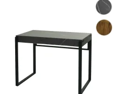 Mesa consola MCW-L53, aspecto mármol gris