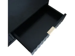 Mesa consola MCW-O41, aspecto madera negro