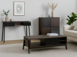 Mesa consola MCW-O40, aspecto nogal