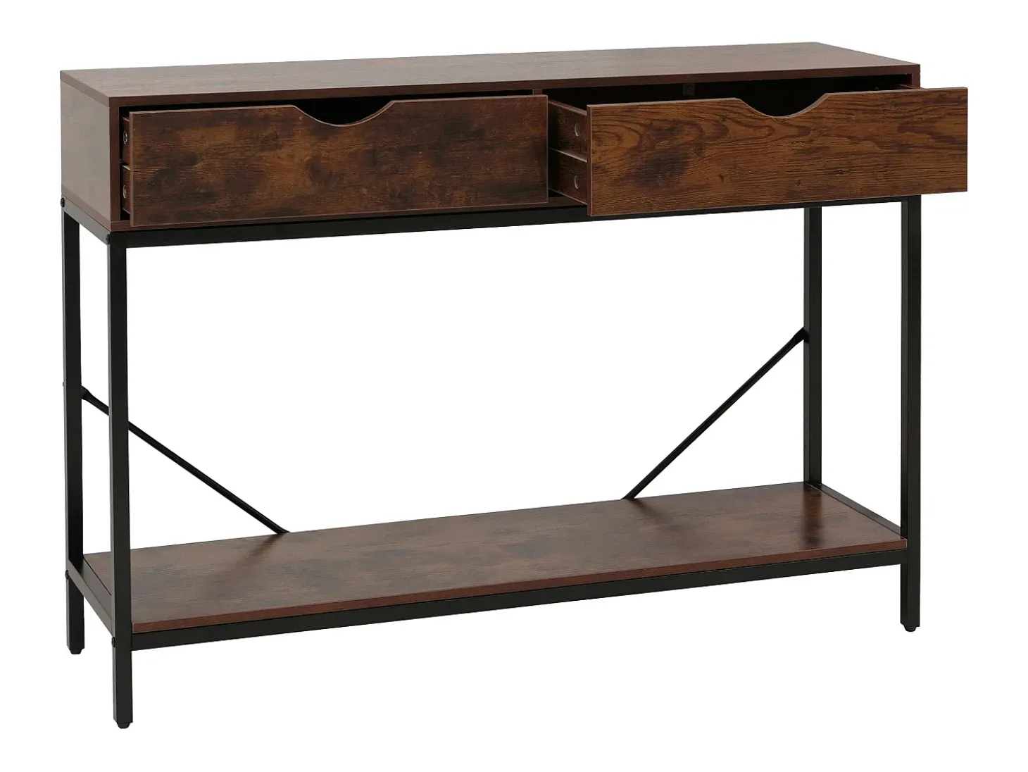 Mesa consola MCW-O76, marrón rojizo