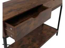 Mesa consola MCW-O76, marrón rojizo