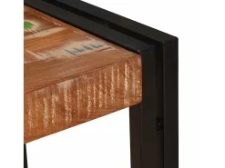Mesa Consola Multicolor 90 x 33 x 75 cm madera maciza reciclada