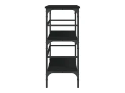 Mesa consola negra 100x32x75 cm madera de ingeniería