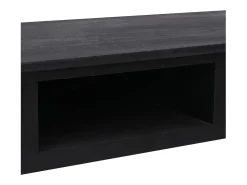 Mesa consola Negra 110x45x76 cm Madera