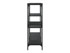 Mesa consola negra 103x32x95 cm madera de ingeniería