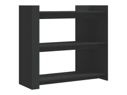 Mesa consola negra 100x35x90 cm madera de ingeniería