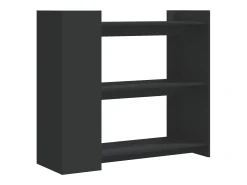 Mesa consola negra 100x35x90 cm madera de ingeniería