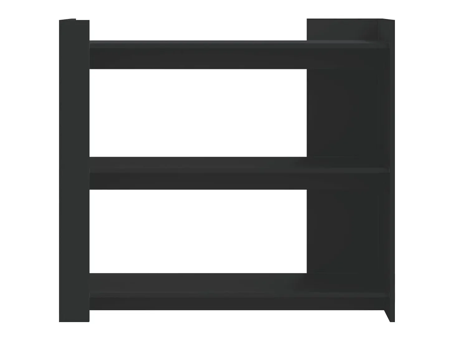 Mesa consola negra 100x35x90 cm madera de ingeniería