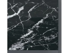 Mesa consola negra 140x35x75,5 cm Cristal templado