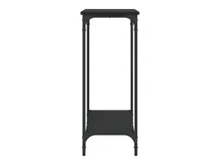 Mesa consola negra 101x30,5x75 cm madera de ingeniería