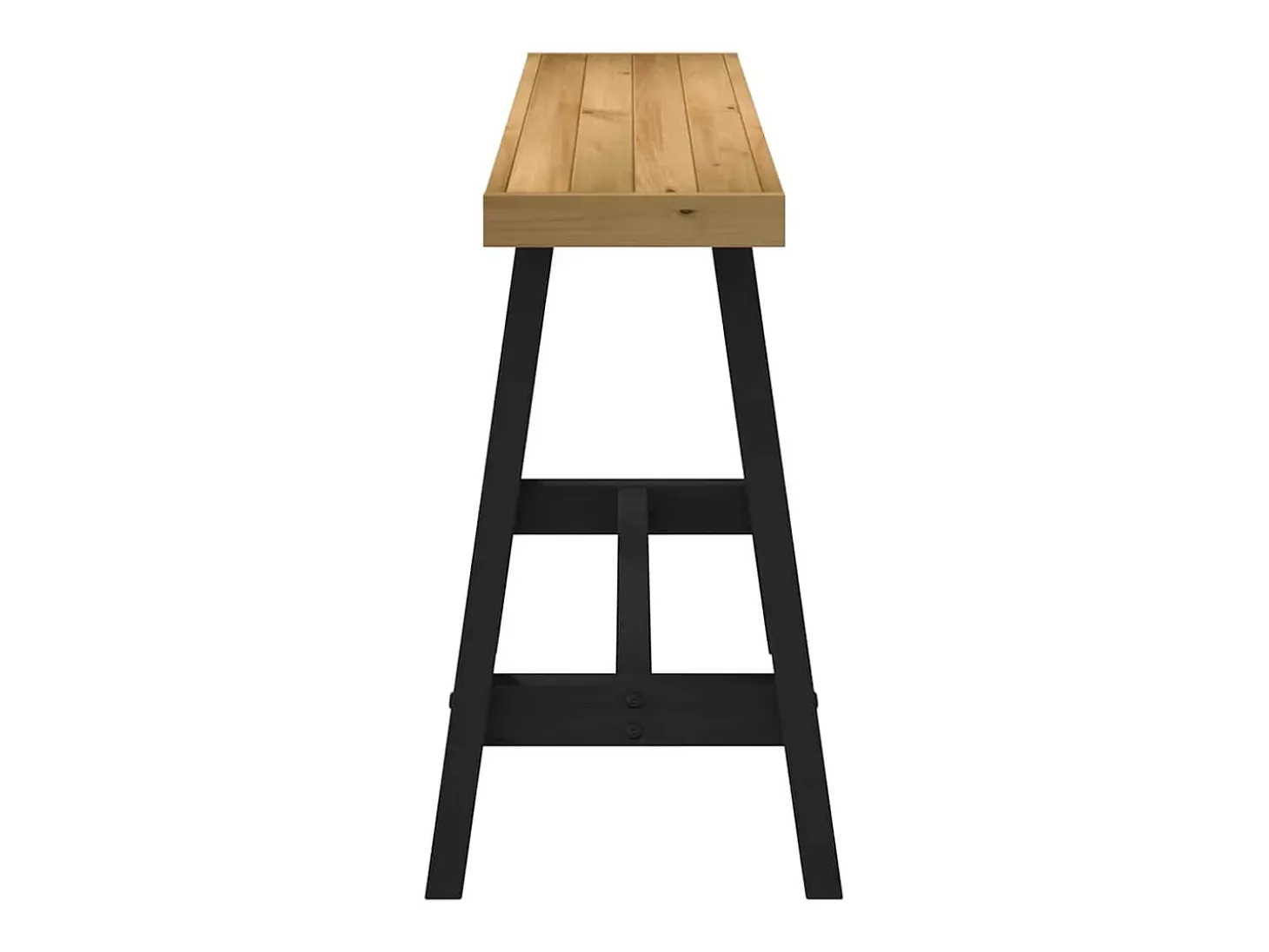Mesa consola NOAIN patas en A madera maciza pino 120x30x75 cm
