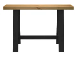Mesa consola NOAIN patas en A madera maciza pino 120x30x75 cm
