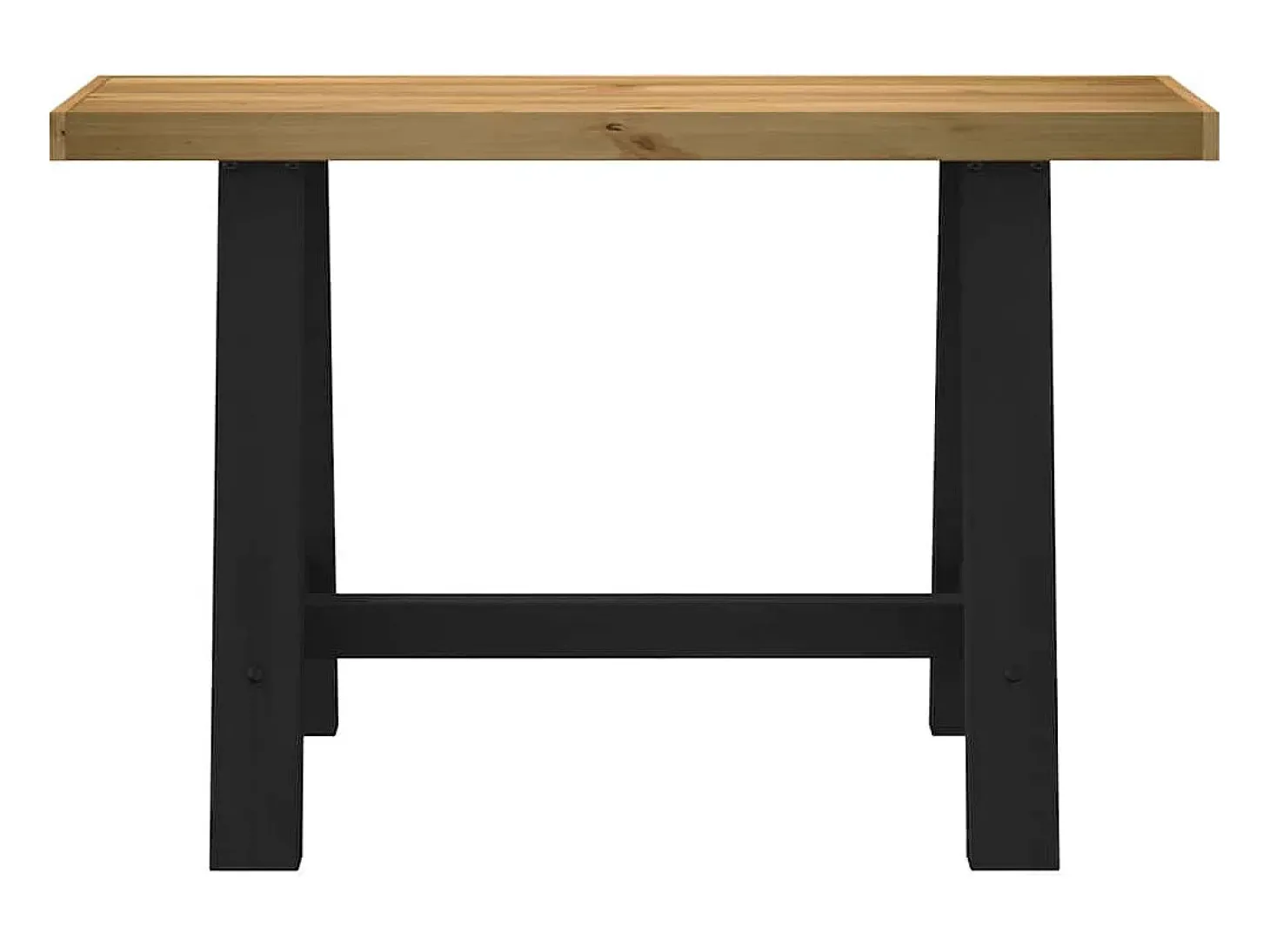 Mesa consola NOAIN patas en A madera maciza pino 120x30x75 cm