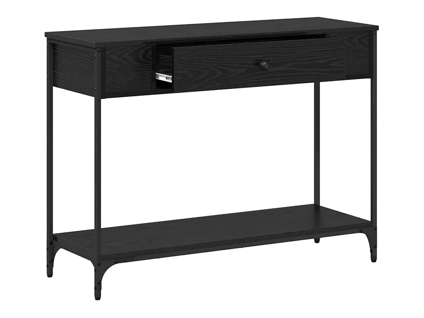 Mesa Consola Otro Roble negro 100 x 34.5 x 75 cm