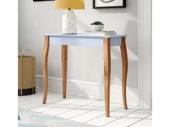 Mesa Consola Pequeña 85 x 35 cm Lillo Marrón Beige