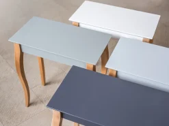 Mesa Consola Pequeña 85 x 35 cm Lillo Blanco Tiza
