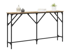 Mesa Consola Roble artisan 140 x 23 x 75 cm