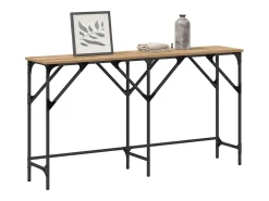 Mesa Consola Roble artisan 140 x 29 x 75 cm