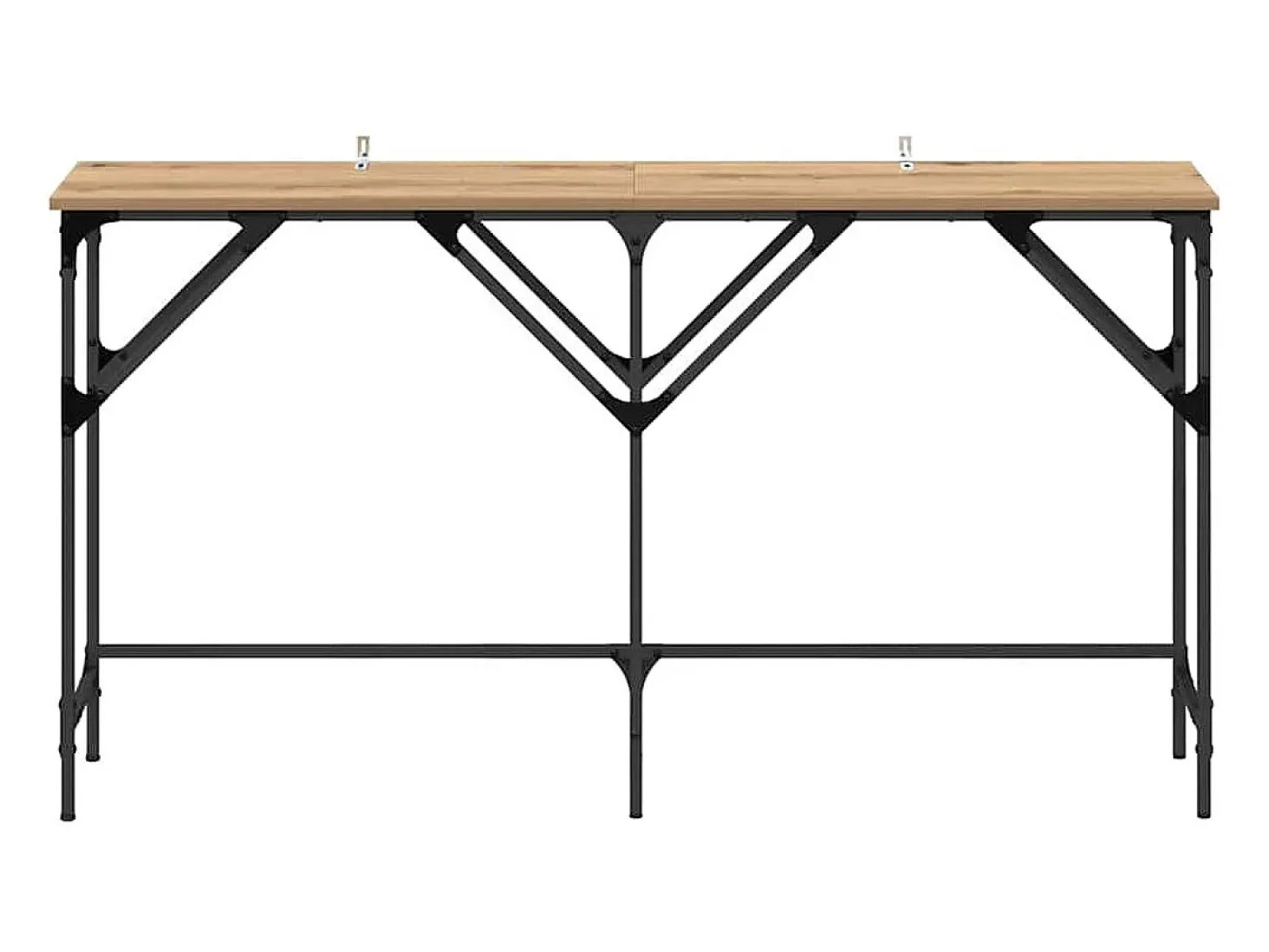 Mesa Consola Roble artisan 140 x 29 x 75 cm