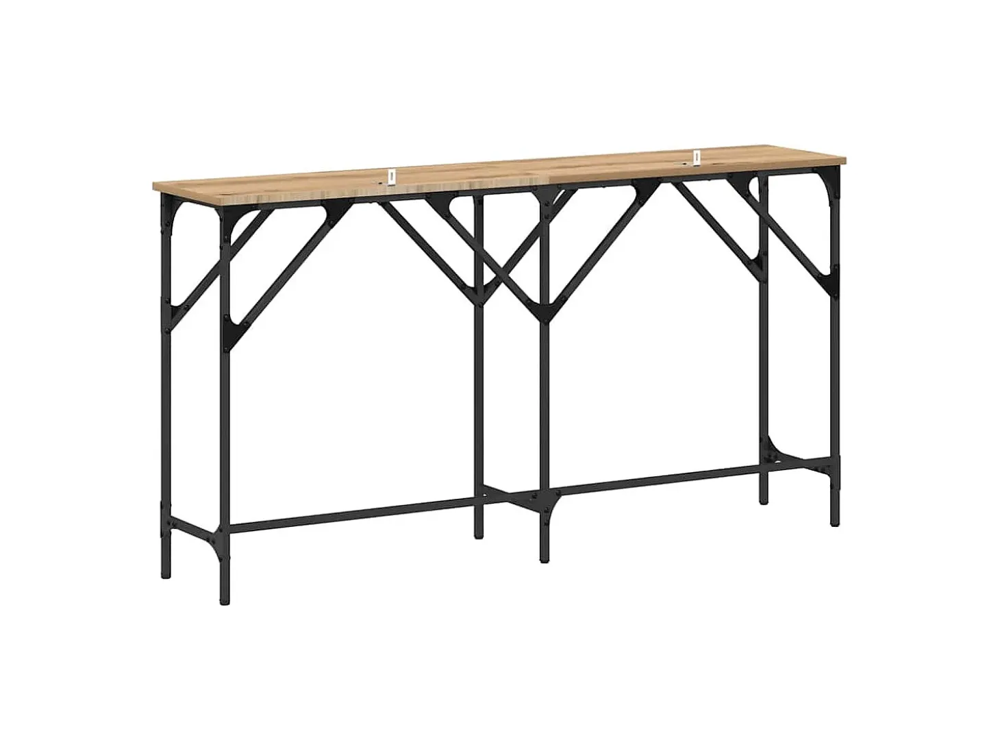 Mesa Consola Roble artisan 140 x 29 x 75 cm
