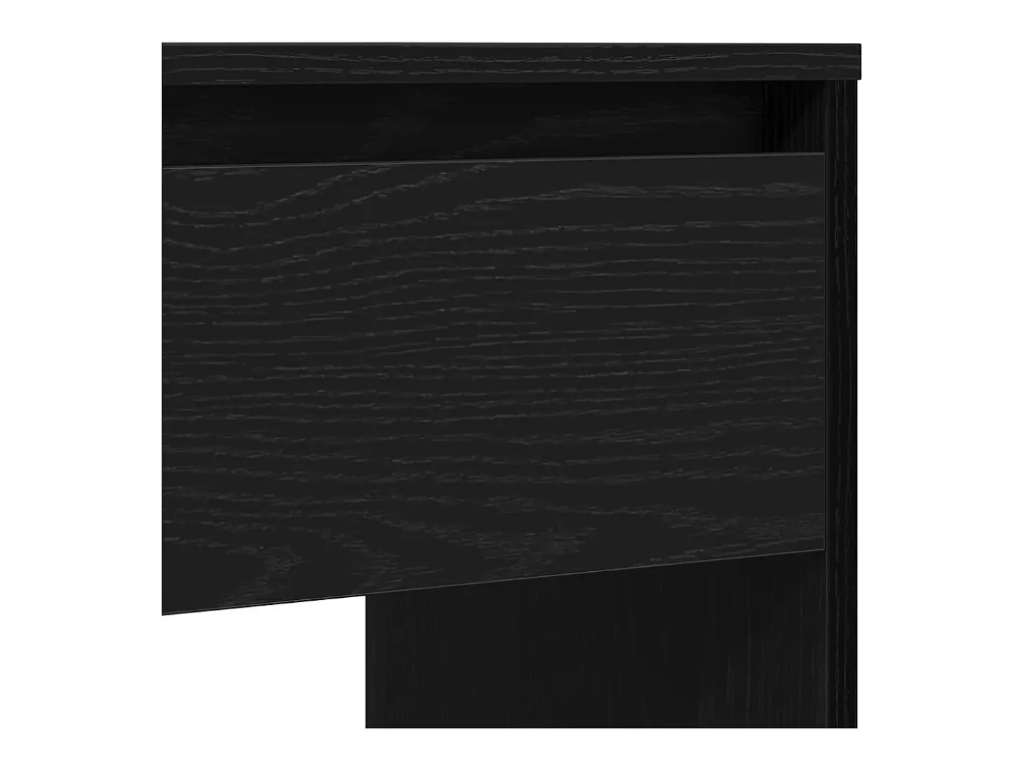 Mesa consola roble negro 89x41x76,5 cm madera de ingeniería