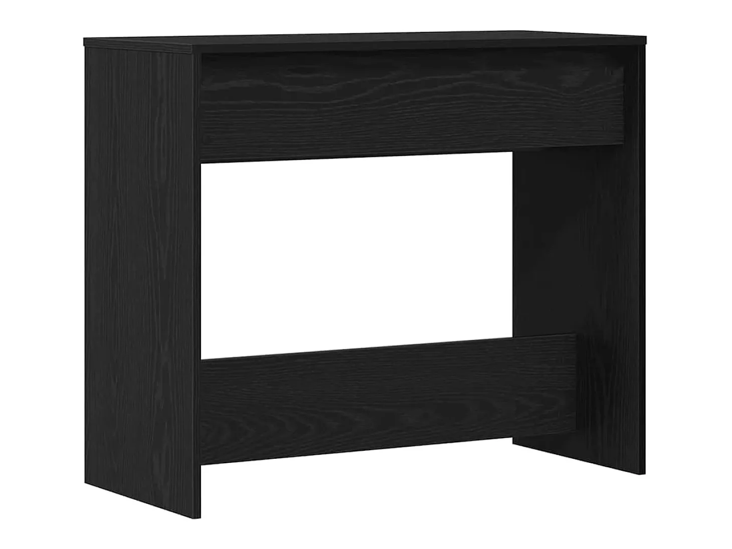 Mesa consola roble negro 89x41x76,5 cm madera de ingeniería