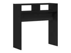 Mesa Consola Roble negro 78 x 30 x 80 cm Madera contrachapada