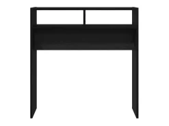 Mesa Consola Roble negro 78 x 30 x 80 cm Madera contrachapada