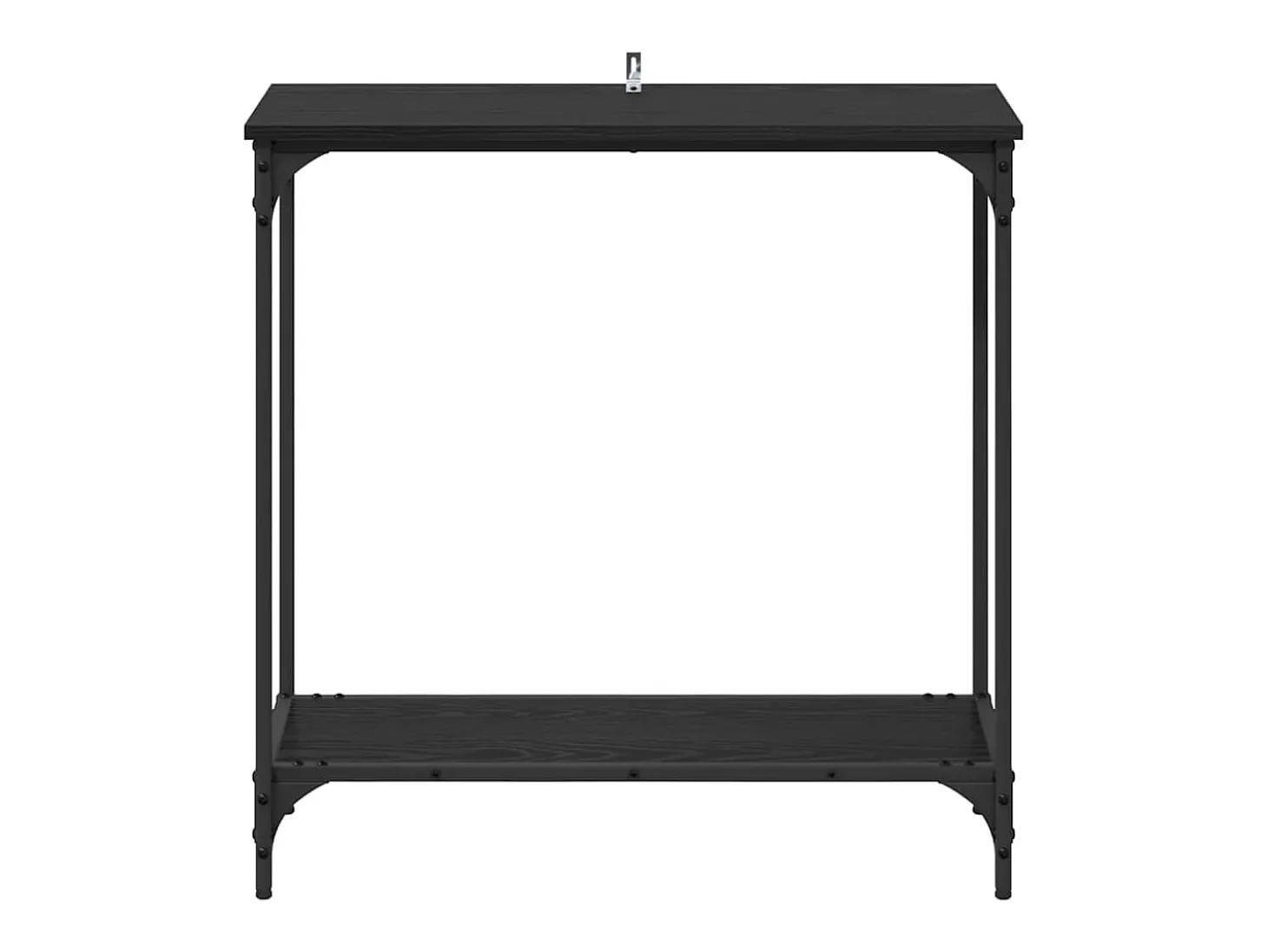 Mesa Consola Roble negro 75 x 30.5 x 75 cm Madera contrachapada