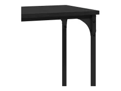Mesa Consola Roble negro 75 x 30.5 x 75 cm Madera contrachapada