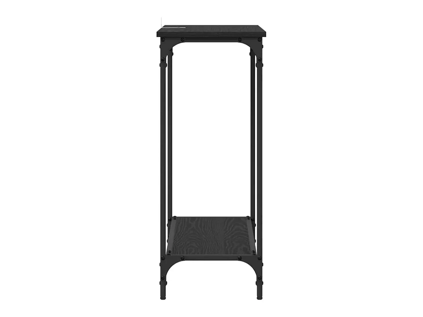 Mesa Consola Roble negro 75 x 30.5 x 75 cm Madera contrachapada