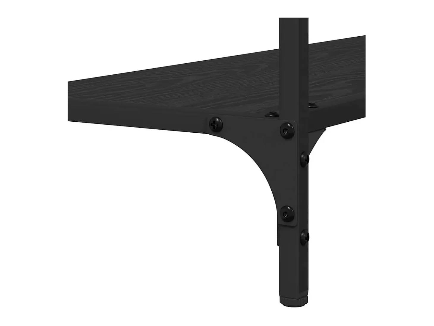 Mesa Consola Roble negro 75 x 30.5 x 75 cm Madera contrachapada