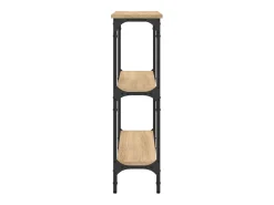 Mesa consola roble Sonoma 75x22,5x75 cm madera de ingeniería