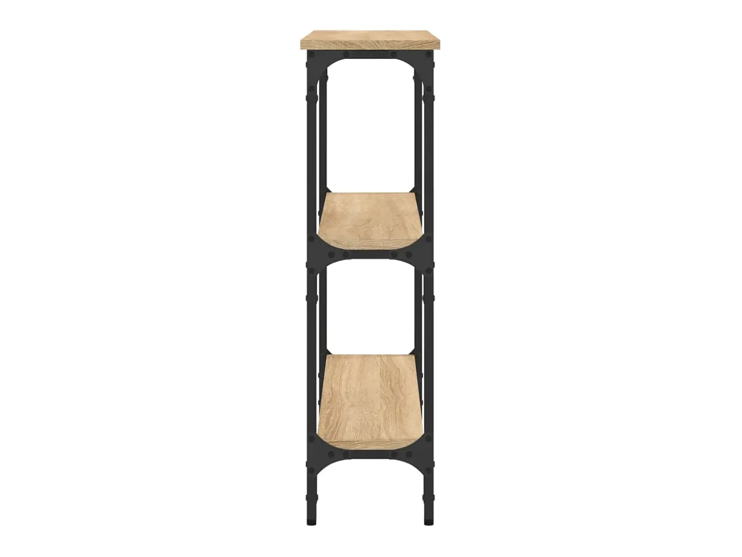 Mesa consola roble Sonoma 75x22,5x75 cm madera de ingeniería
