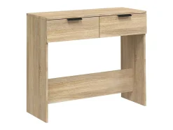 Mesa consola roble Sonoma 90x36x75 cm Madera de ingeniería