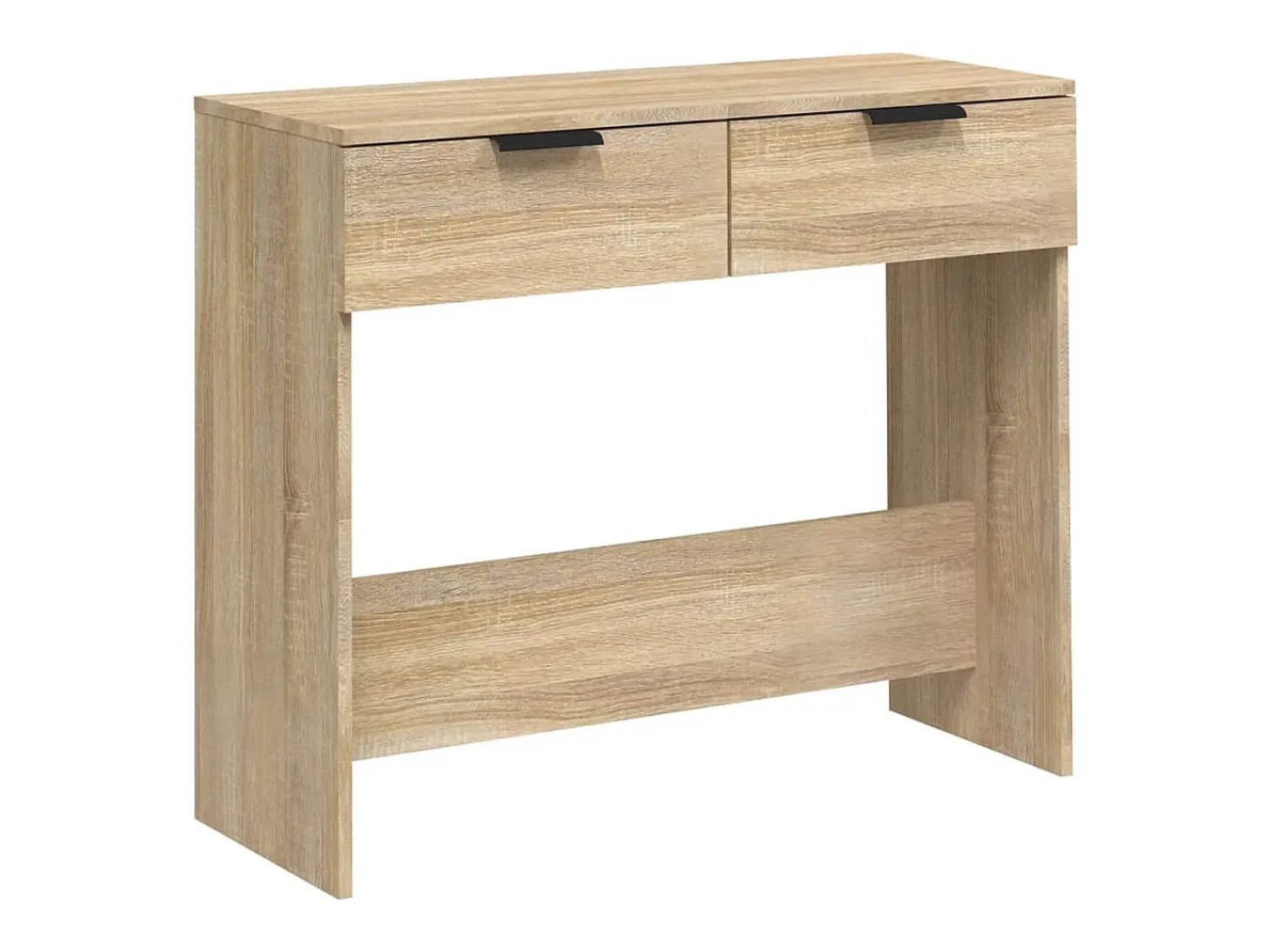 Mesa consola roble Sonoma 90x36x75 cm Madera de ingeniería