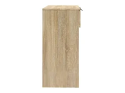 Mesa consola roble Sonoma 90x36x75 cm Madera de ingeniería