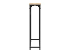 Mesa consola roble Sonoma 75x19,5x75 cm madera de ingeniería