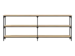 Mesa consola roble Sonoma 200x29x75 cm madera de ingeniería