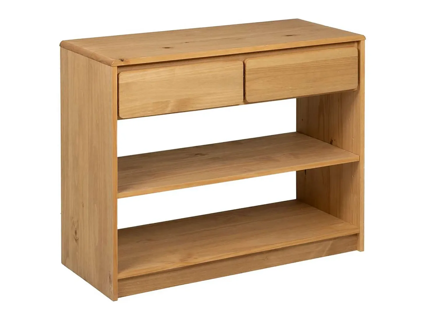 Mesa consola SAUDA madera maciza de pino roble 89,5x36,5x73 cm