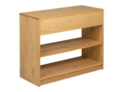Mesa consola SAUDA madera maciza de pino roble 89,5x36,5x73 cm