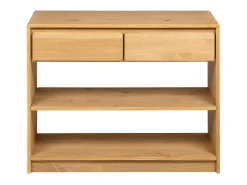 Mesa consola SAUDA madera maciza de pino roble 89,5x36,5x73 cm