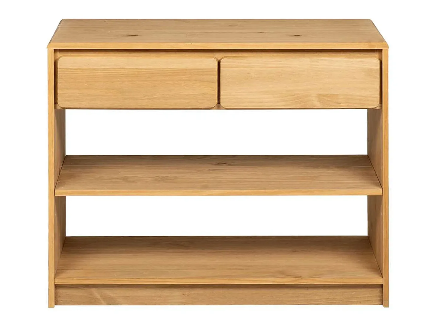 Mesa consola SAUDA madera maciza de pino roble 89,5x36,5x73 cm