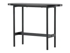 Mesa consola skate de color negro.